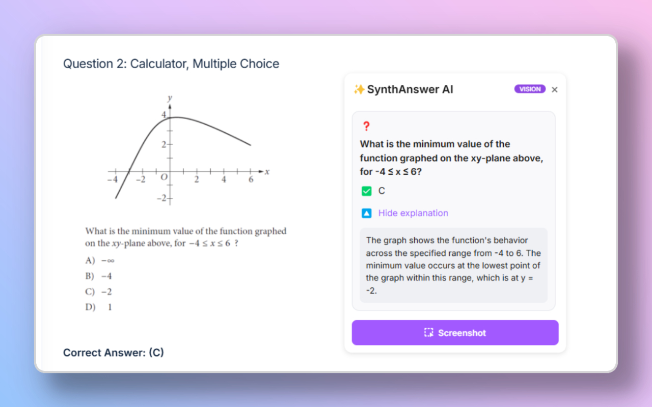 SynthAnswer AI dashboard